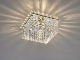 Ria Crystal Ceiling Lights Diyas Recessed Crystal Lights